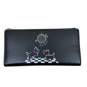 RADLEY LONDON NEW Disco Fever Leather Black Large Bifold Wallet $118